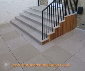 Portland Stone Steps Jan 1905