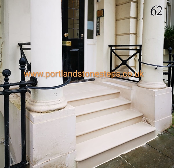 Portland Stone Steps 62 Side View